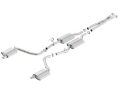 Picture of Borla 15-16 Dodge Charger 3-6L V6 S-Type Cat Back Exhaust Uses Factory Valence