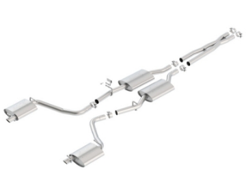 Picture of Borla 15-16 Dodge Charger 3-6L V6 ATAK Cat Back Exhaust Uses Factory Valence