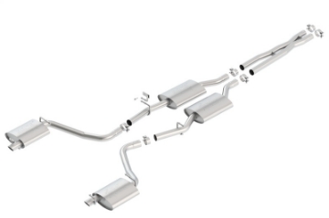 Picture of Borla 15-16 Dodge Charger 3-6L V6 ATAK Cat Back Exhaust Uses Factory Valence
