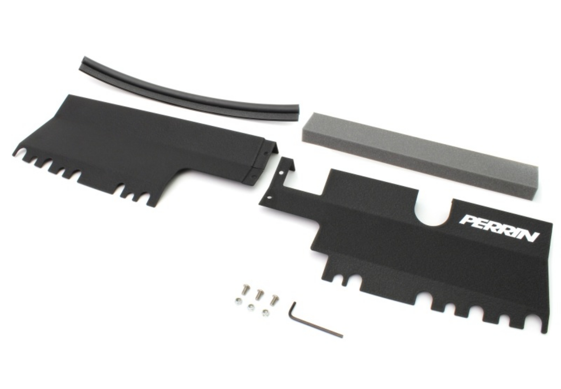 Picture of PERRIN 15-21 Subaru WRX-STI Radiator Shroud Without OEM Intake Scoop - Black