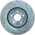 Picture of StopTech Select Sport 06-15 Honda Civic Si Slotted and Drilled Right Front Rotor