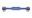 Picture of Vibrant Anodized Blue Boost Brace with Aluminum Dowels