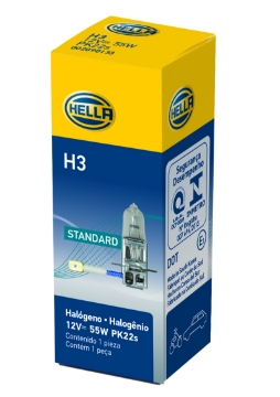 Picture of Hella H3 Halogen Bulb Must Order Qty 10