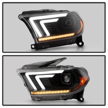 Picture of Spyder 11-13 Dodge Durango HID Model Only Projector Headlights - Black PRO-YD-DDU11HIDSI-BK
