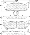 Picture of StopTech Street Touring 04-15 Nissan Titan Rear Brake Pads