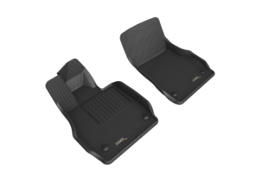 Picture of 3D Maxpider 20-22 Chevrolet Corvette C8 20-22 Kagu Floor Mats - Black R1