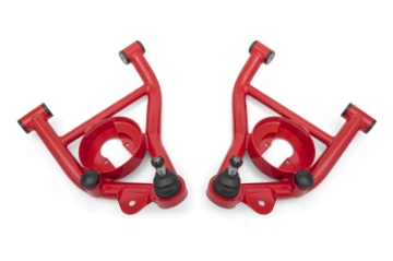 Picture of BMR 82-92 GM F-Body Non-Adj Lower A-Arms Delrin Bushings Spring Pocket - Red
