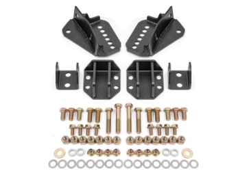 Picture of BMR 64-72 GM A-Body Coilover Conversion Kit Rear Adjust Shock Mt w-o CAB - Black Hammertone