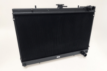 Picture of CSF R32 Nissan Skyline GT-R - GT-S Full Billet Aluminum High-Performance Radiator - Black Finish