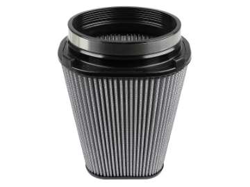 Picture of aFe MagnumFLOW Pro Dry S Air Filter 7-5x5-5in F x 9x7in B x 5-75x3-75in T Carbon x 10in H