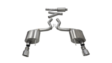 Picture of Corsa 2015-2017 Ford Mustang EcoBoost 2-3T Sport 3in Cat-Back Dual Rear Exit Polished Tips
