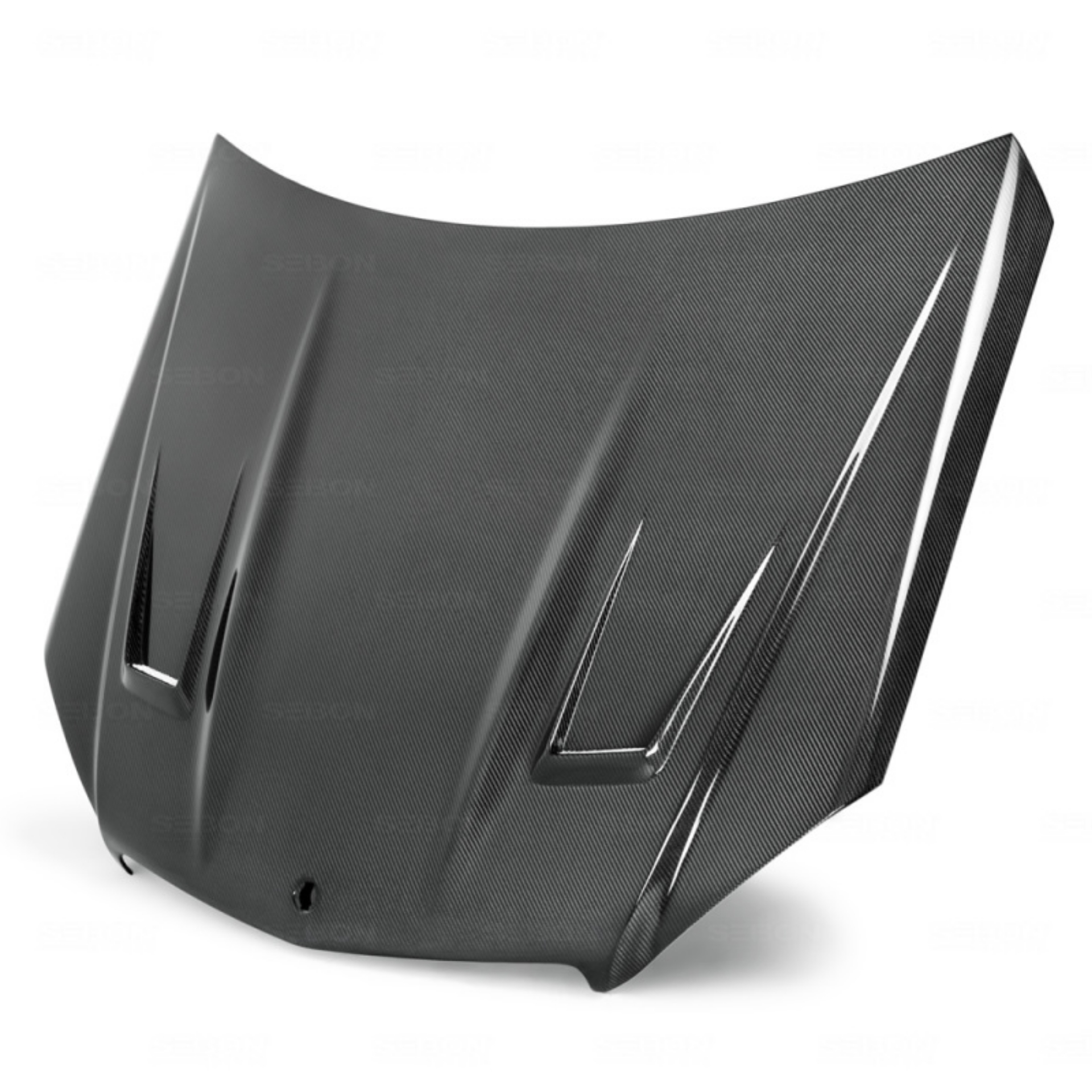 Picture of Seibon 08-11 Mercedes-Benz C-Class GT-Style Carbon Fiber Hood