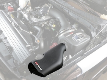 Picture of aFe Diesel Elite Momentum HD Dynamic Air Scoop 2016 Nissan Titan XD V8 5-0L