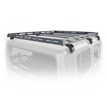 Picture of DV8 Offroad 07-18 Jeep Wrangler JK 4 DR - JL 2 DR & JT - 18+ Gladiator Roof Rack