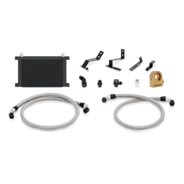 Picture of Mishimoto 2016+ Chevy Camaro Oil Cooler Kit w- Thermostat - Black