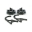 Picture of Brembo 00-02 RS4-00-02 S4 Rear GT BBK 1 Piston Cast 2pc Hand-Brake-Black
