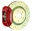 Picture of Brembo 00-04 Jetta 1-8t Front GT BBK 4 Piston Cast 2pc 323x28 1pc Rotor Drilled-Red