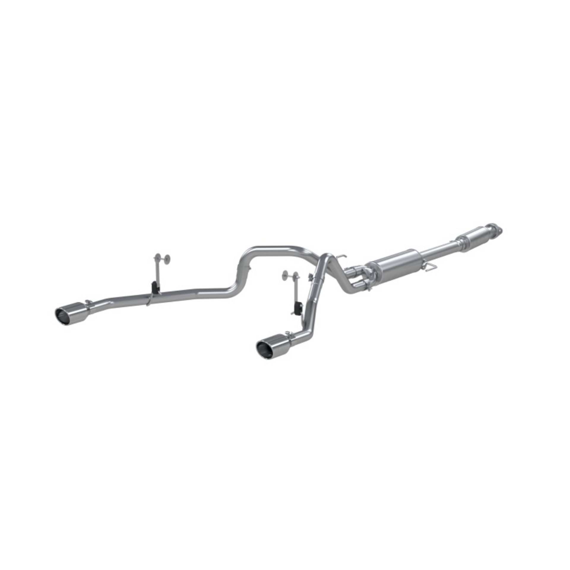 Picture of MBRP 2021+ F-150 2-7L- 3-5L Ecoboost, 5-0L 3in Cat Back 2-5in Dual Split Rear
