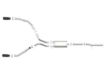 Picture of aFe Apollo GT Series 3 IN 409 SS Cat-Back Exhaust System w- Black Tip GM Sierra 1500 09-18