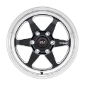 Picture of Weld S156 17x5 Ventura 6 Drag 6x135 ET-07 BS2-75 Gloss BLK MIL DIA 87-1