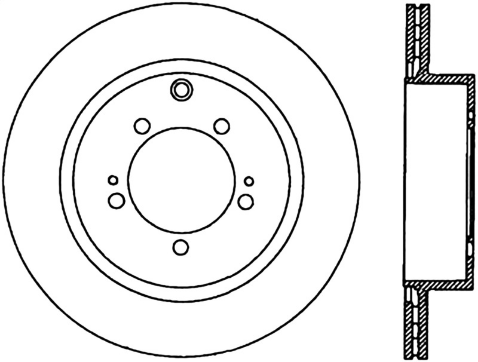 Picture of StopTech SportStop Cryo Slotted & Drilled Sport Brake Rotor
