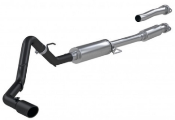 Picture of MBRP 2021+ Ford F-150 2-7L- 3-5L Ecoboost 5-0L Single Side 3in Black Coated Catback Exhaust