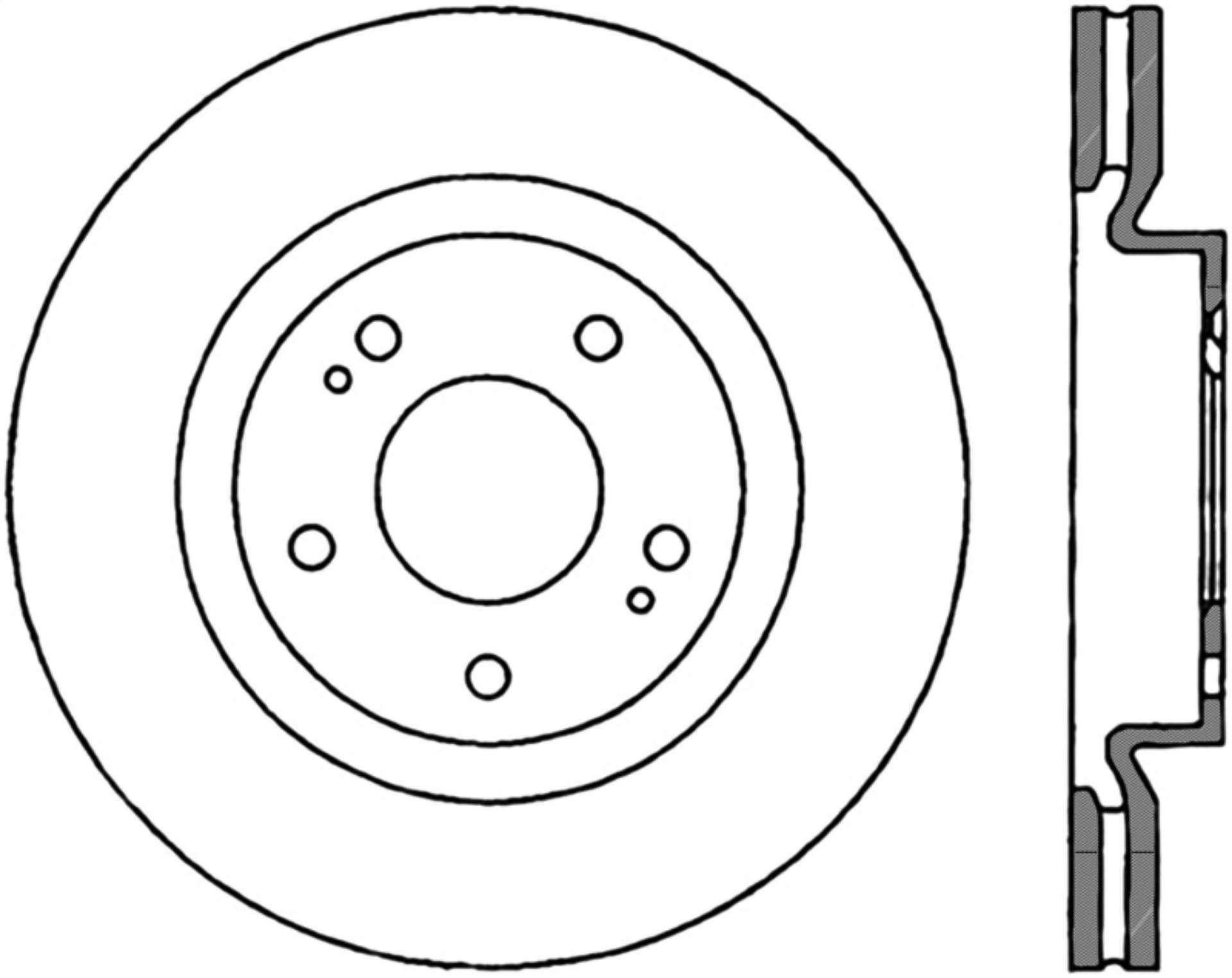 Picture of StopTech SportStop Cryo Slotted & Drilled Sport Brake Rotor