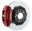 Picture of Brembo 08-14 WRX STI Rr GT BBK 4 Pist Cast 345x28 2pc Rotor Slotted Type3-Red