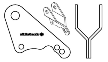 Picture of Ridetech 8in and 9in Ford Panhard Bar Bracket