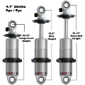 Picture of Ridetech HQ Series CoilOver Shock 4-1in Travel 2-5in Coil Eye-Eye Mounting 10-125inx14-225in