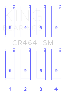 Picture of King Engine Bearings Suzuki J24B Size STD Rod Bearing Set