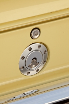 Picture of Ridetech 67-68 Camaro Locking Gas Cap Clear Anodized