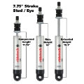 Picture of Ridetech HQ Series Shock Absorber Single Adjustable 7-55in Stroke Eye-Stud Mounting 11-55in x 19-1in