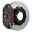Picture of Brembo 99-07 Evo VI-VII-VIII-IXRear GTS BBK 4 Piston Cast 328x28 2pc Rotor Slotted Type1-Black HA