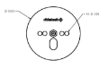 Picture of Ridetech Airspring Pattern Plate wit 7-16 Nut Centered