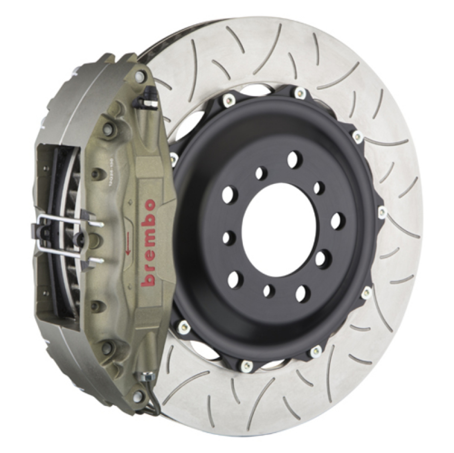 Picture of Brembo 03-08 350Z PISTA Front Race BBK 4 Piston Cast 2pc 355x32x53a 2pc Rotor T3-Clear HA