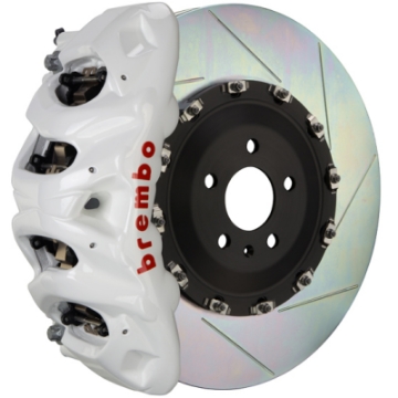 Picture of Brembo 23+ Z RZ34 Rear GT BBK 4 Piston Cast 380x28 2pc Rotor Slotted Type-1- White