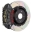 Picture of Brembo 23+ GR Corolla Rear GTS BBK 4 Piston Cast 345x28 2pc Rotor Slotted Type-1-Black HA