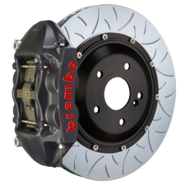 Picture of Brembo 97-04 Corvette C5 Rear GTS BBK 4 Piston Cast 345x28 2pc Rotor Slotted Type-3-Black HA