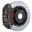 Picture of Brembo 97-04 986 Boxster Rear GTS BBK 4 Piston Cast 345x28 2pc Rotor Slotted Type-3-Black HA
