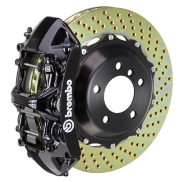Picture of Brembo 99-05 S2000 Front GT BBK 6 Piston Cast 355x32 2pc Rotor Drilled-Black