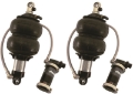 Picture of Ridetech TQ Series ShockWaves 3-2in Travel 6-5in dia Double Convoluted -625in Bearing-2in Stud