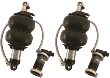 Picture of Ridetech TQ Series ShockWaves 3-2in Travel 6-5in dia Double Convoluted -625in Bearing-2in Stud