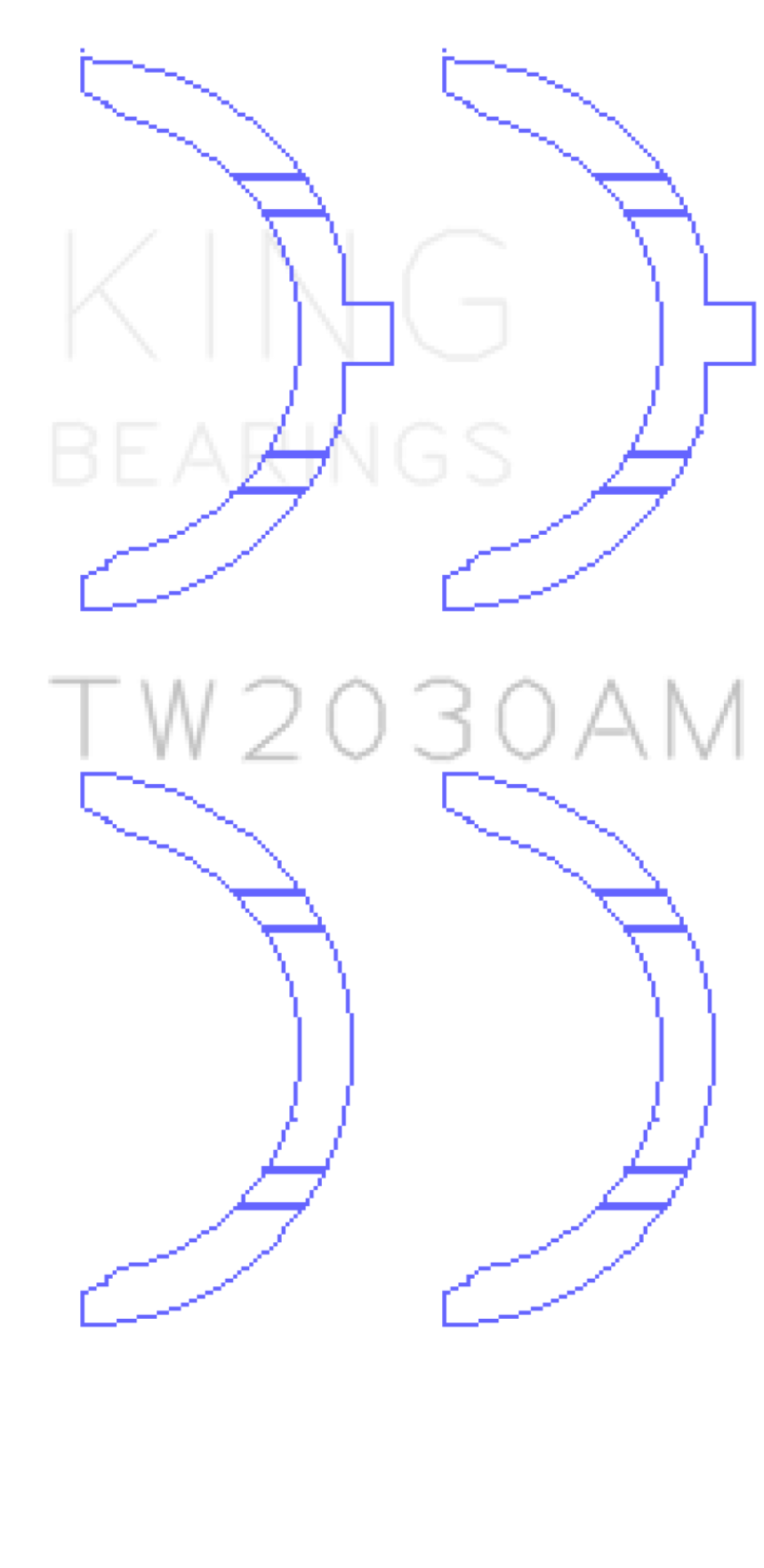 Picture of King Engine Bearings Toyota 1GR-FE Thrust Washer Set