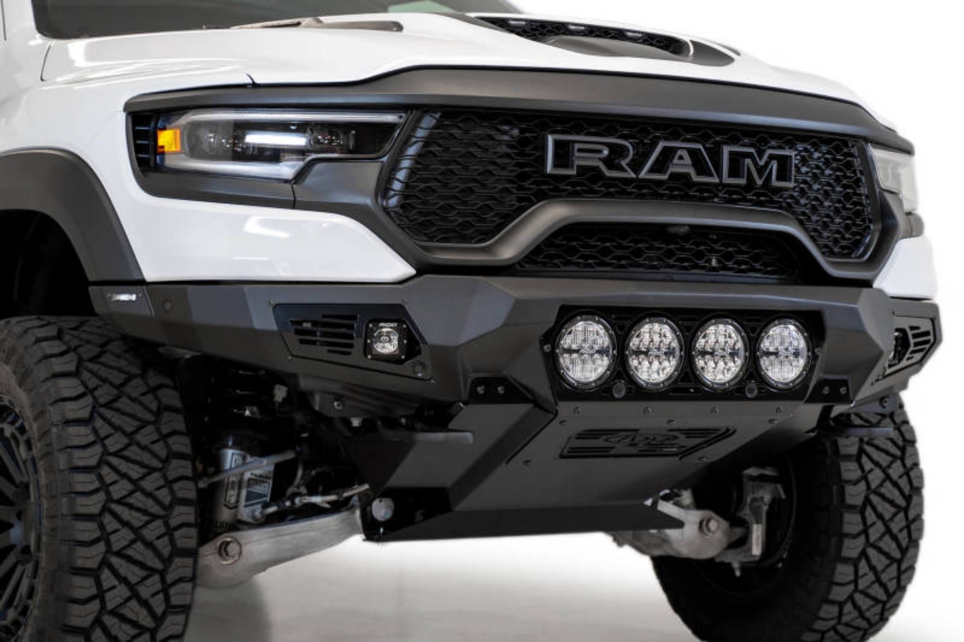 Picture of Addictive Desert Designs 2021 Dodge RAM 1500 TRX Bomber Front Bumper Rigid