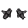 Picture of Wehrli 04-5-2010 Duramax LLY-LBZ-LMM Crankcase Vent PCV Fitting Kit - Billet Black Anodized