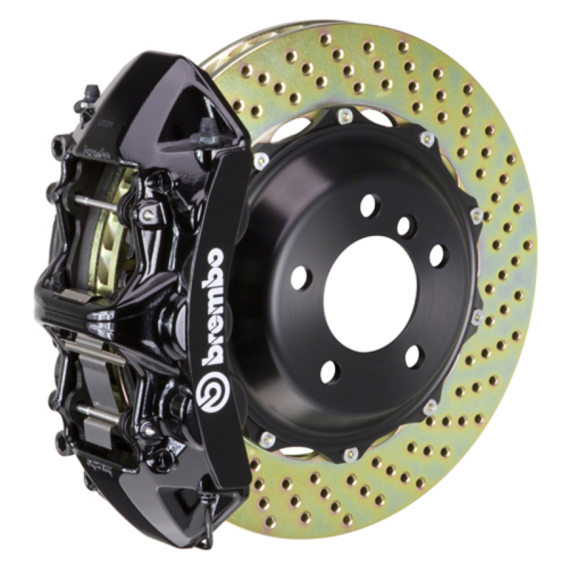 Picture of Brembo 07-14 Edge-07-14 MKX Front GT BBK 6 Piston Cast 355x32 2pc Rotor Drilled-Black
