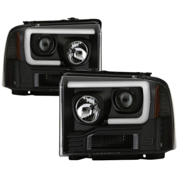 Picture of Spyder 05-07 Ford F250-350-450 Super Duty Projector LED Black PRO-YD-FS05V2PL-BK
