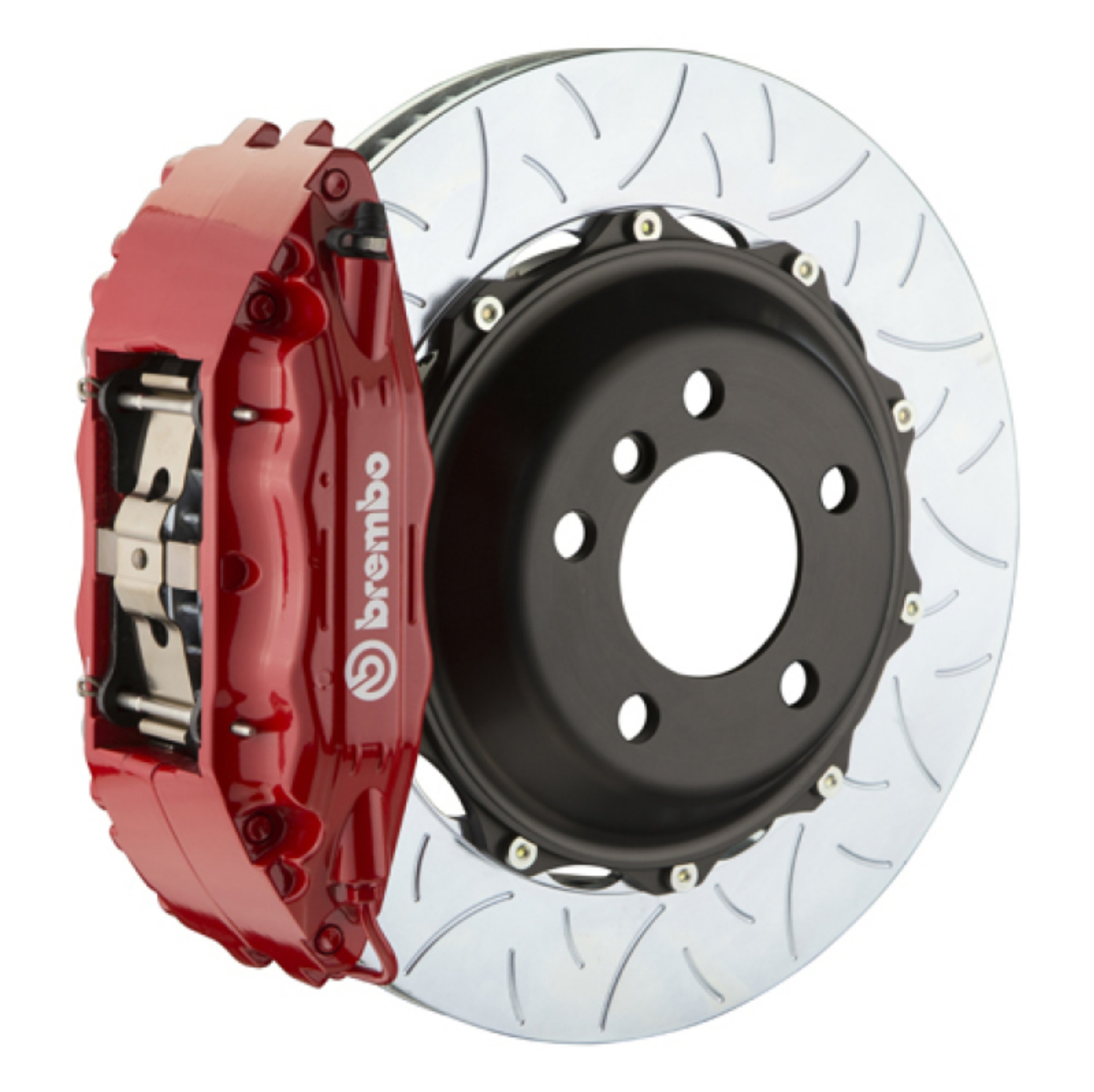 Picture of Brembo 07-14 Edge-07-14 MKX Front GT BBK 6 Piston Cast 355x32 2pc Rotor Slotted Type-3-Red