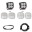 Picture of Baja Designs 2021+ Ford Bronco A Piller Light Kit Squadron Pro Spot w-Upfitter